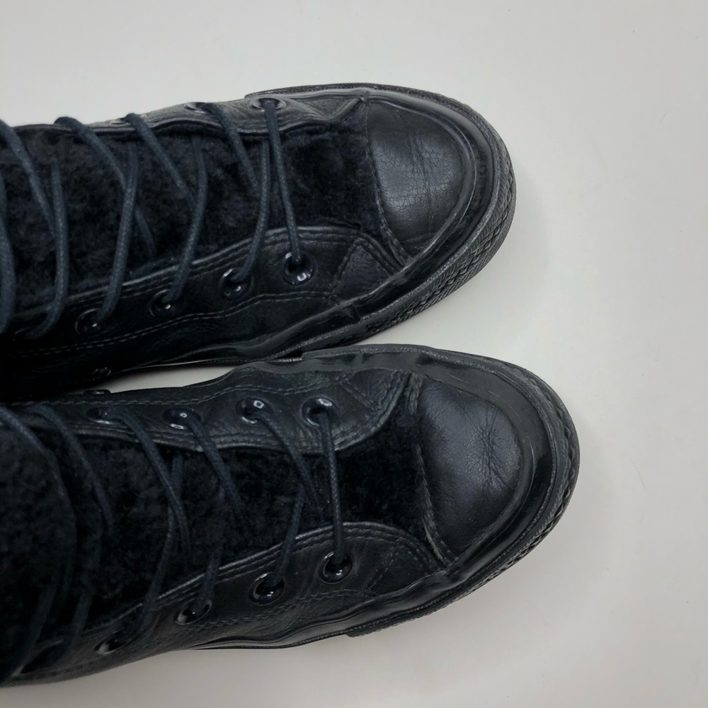 Converse Ctas Lift Ripple Hi Black Shoes Boots - Picture 6 of 16